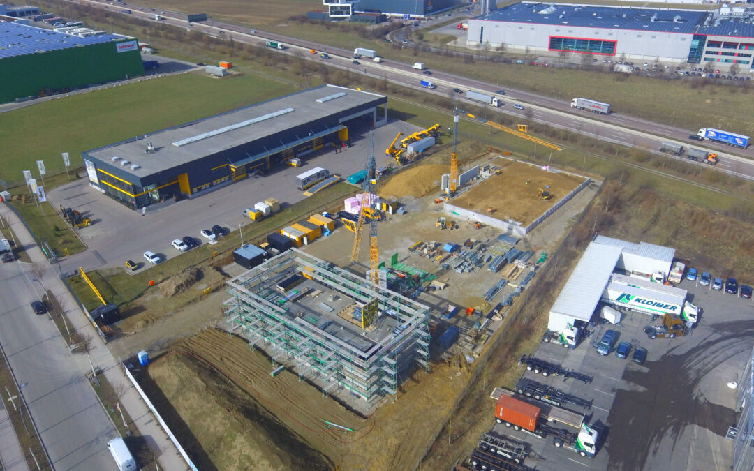 Baustelle Weishaupt Augsburg