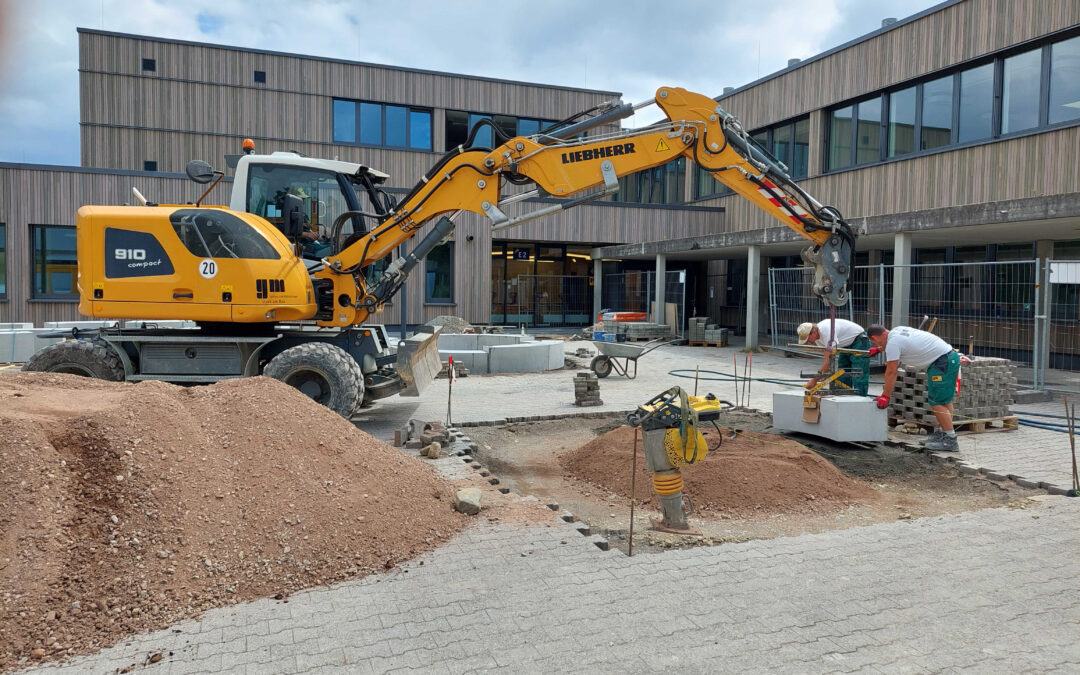 Außenanlagen um das Caspar-Mohr-Progymnasium
