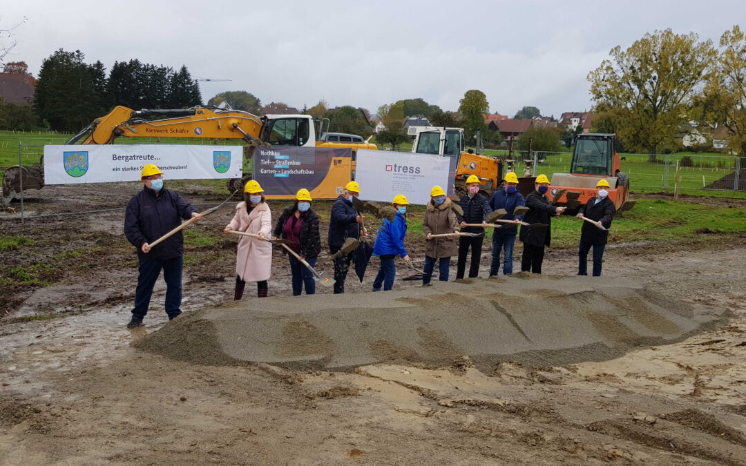 Spatenstich in Bergatreute