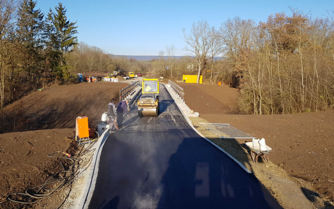 Endspurt an der Brücke Riedlingen-Eichenau