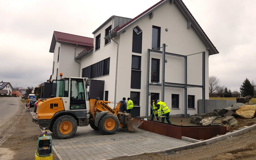 Außenanlage MFH Mezger in Füramoos