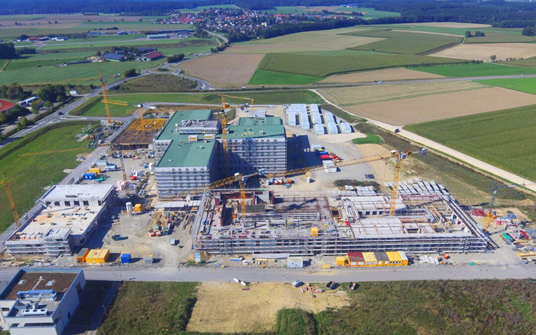 Gesundheitscampus Biberach – Stand der Hochbauarbeiten im Oktober
