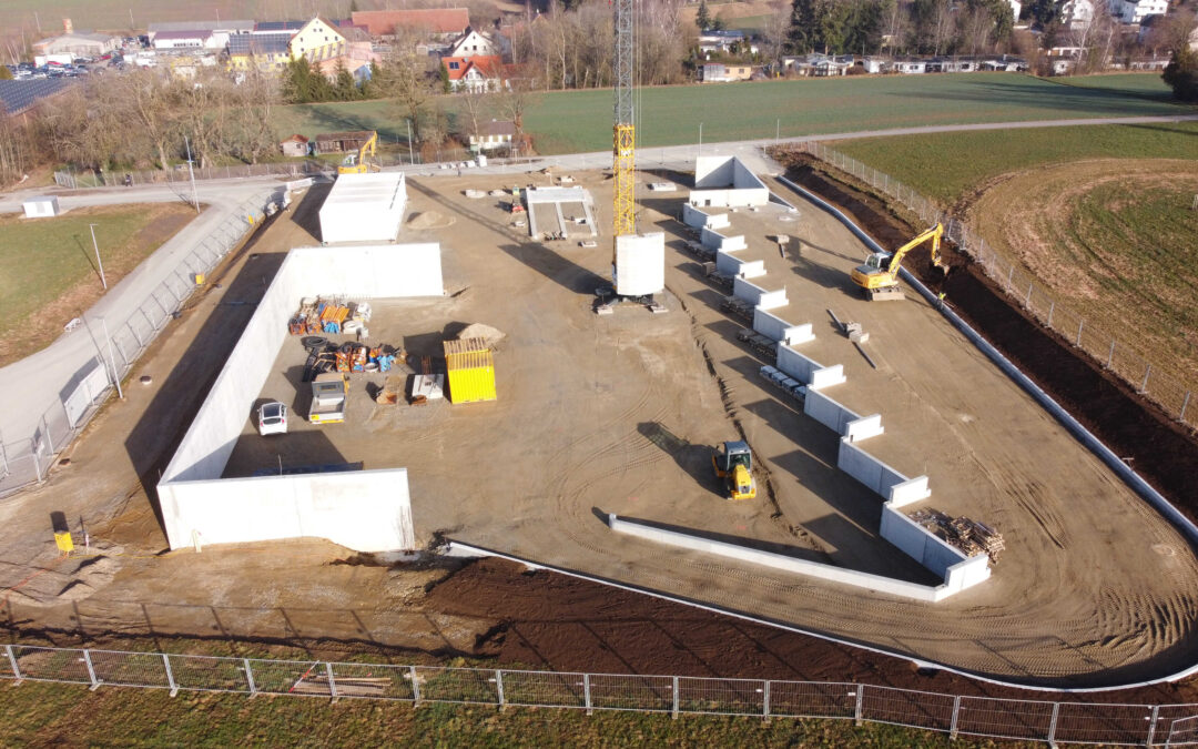 Baustelle Recyclingzentrum Biberach