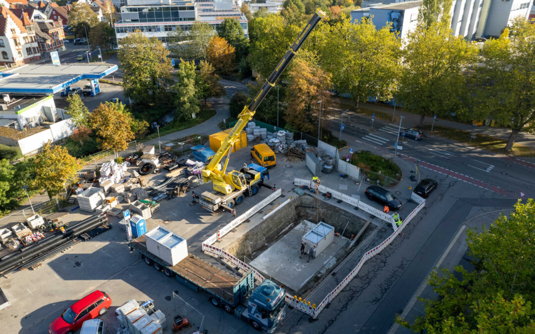 Erstes Müllunterflursystem in Biberach