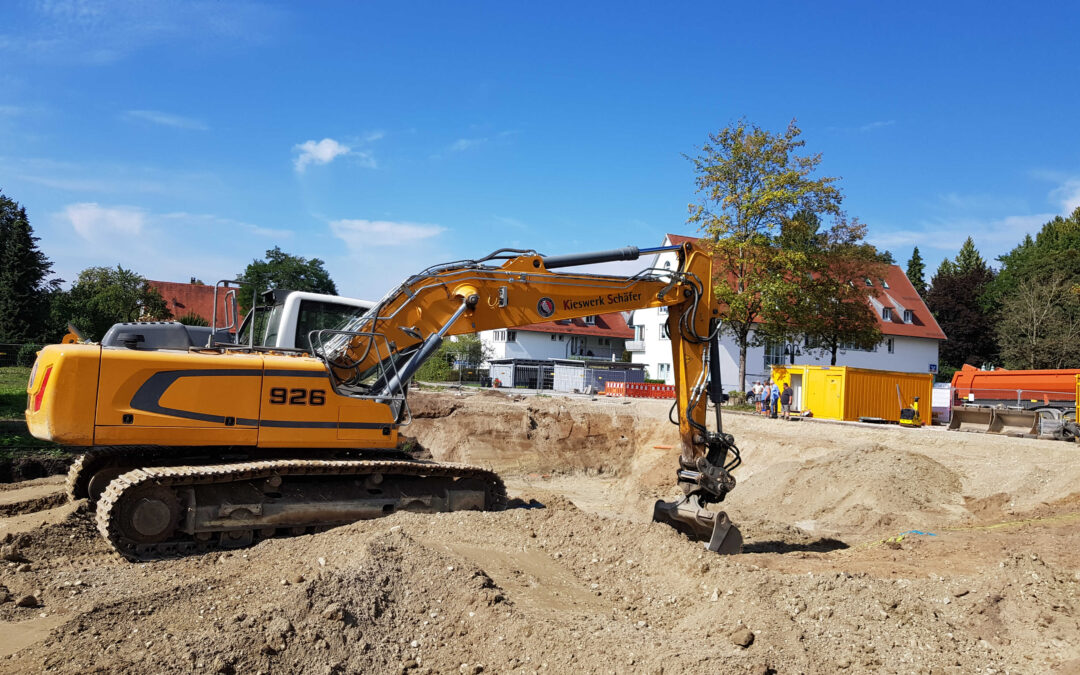 Baustart Rathausneubau in Wolfegg