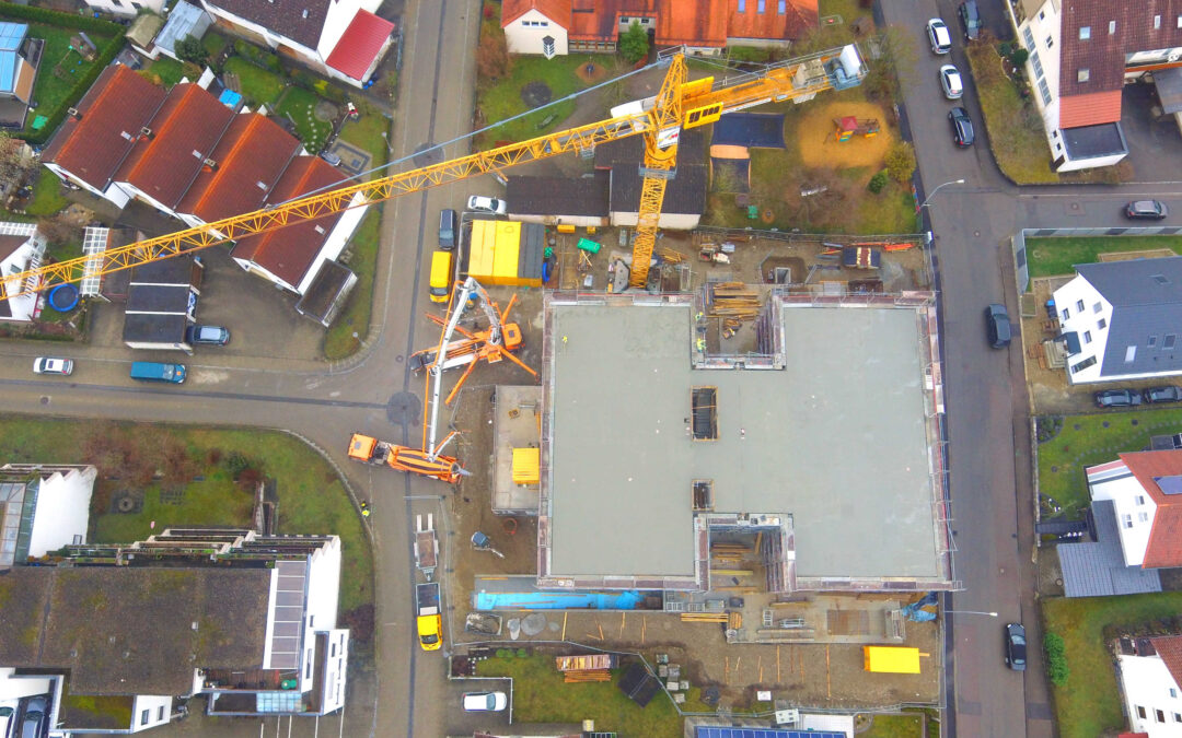 Rohbau Ärztehaus Dietenheim fast vollendet