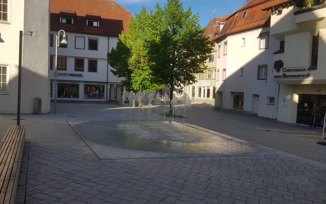 Wasser marsch – das Fontänenfeld ist fertig!