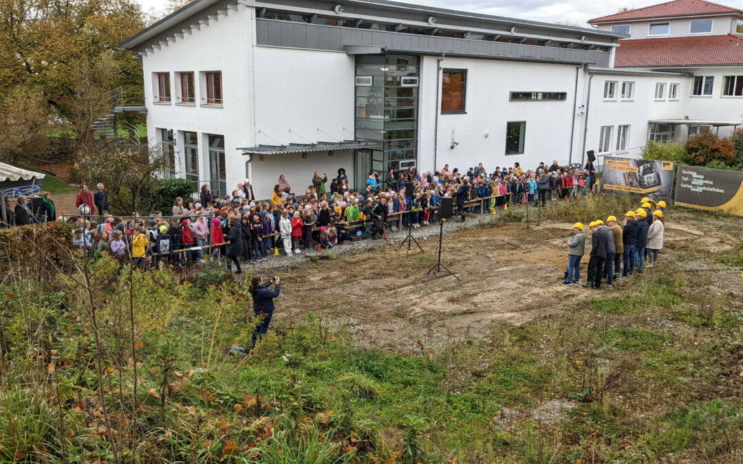 Spatenstich Erweiterung Grundschule in Aulendorf