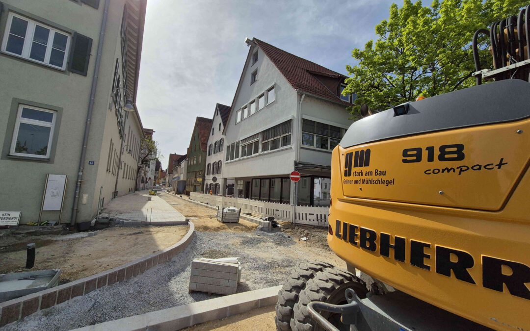 Aktueller Straßen- und Tiefbau – Innenstadt Biberach