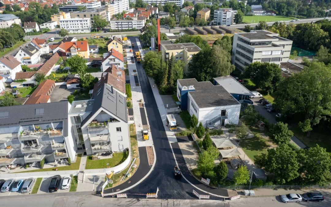 Straßenbau mit Nahwärme in der Memelstraße