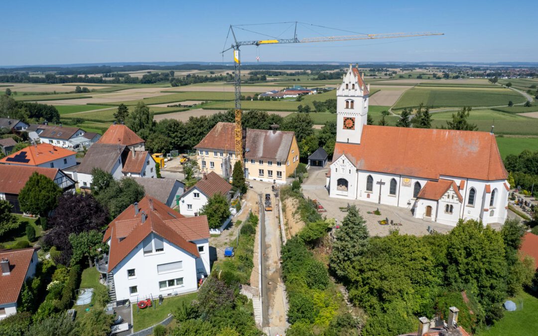 Stützwand Kirchstraße Schemmerberg