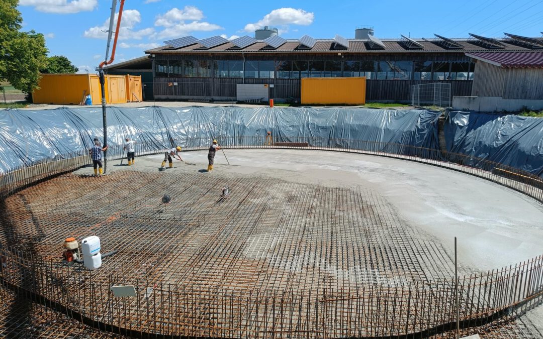 Neubau eines Regenrückhaltebecken in Herbertingen